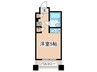 Ts garden多摩センター 1Rの間取り
