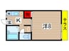 メゾン・エル　２ 1Kの間取り