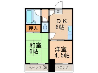 間取図 草津コ－ポ