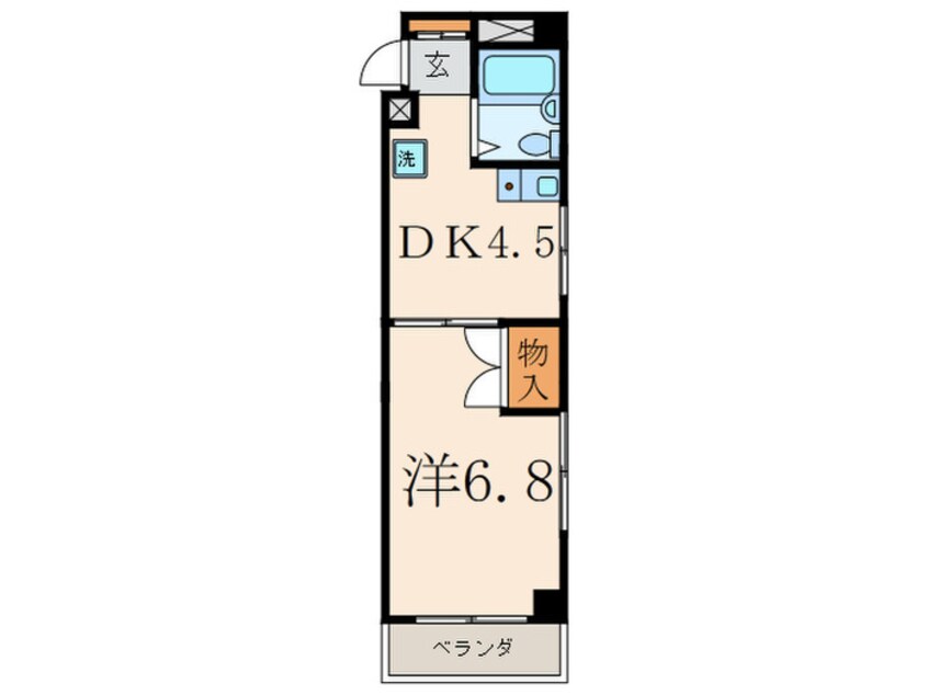 間取図 プチメゾン中尾