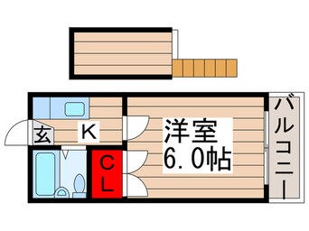 間取図 コスモメッツ鎌ヶ谷