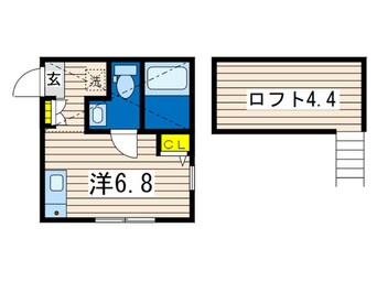 間取図 サウスラグ－ン弘明寺