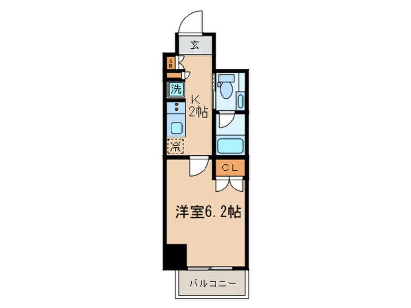 間取図 メイクスデザイン芝公園(501)