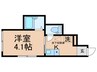 コートハウス西新井本町 1Kの間取り