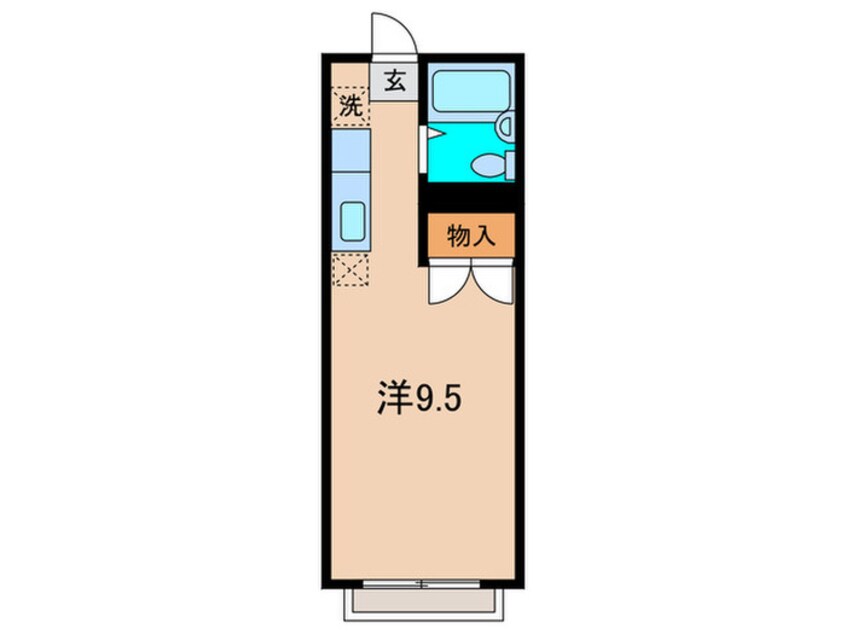 間取図 エステ－ト西ヶ原