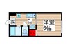 ロイヤル常盤台 1Kの間取り