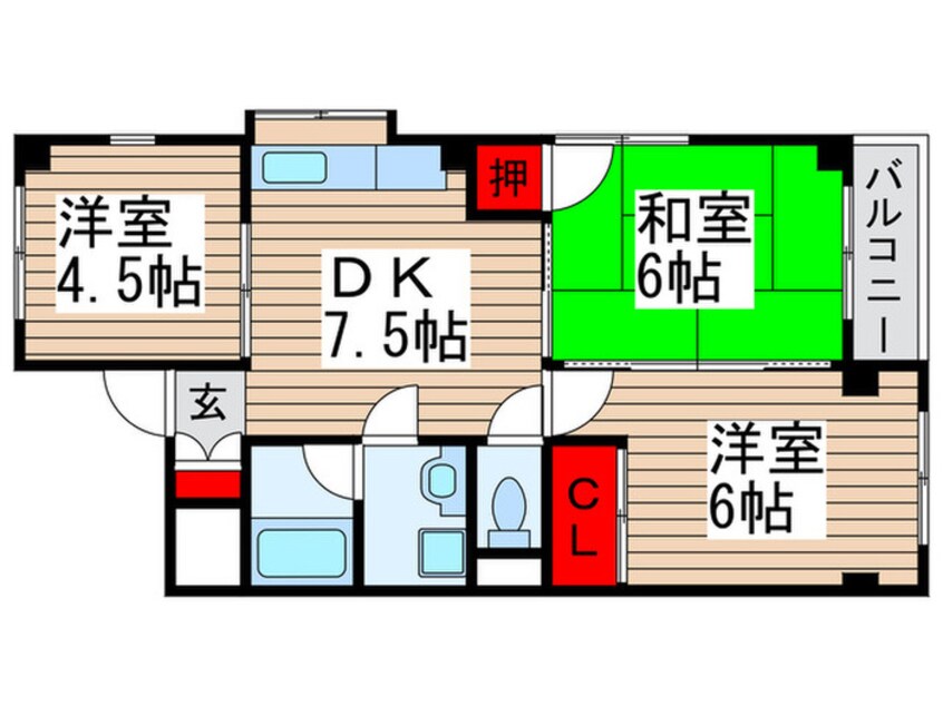 間取図 ヨ－トミクハイム