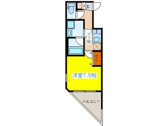 間取図 ｼﾞｪﾉｳﾞｨｱ新中野ｽｶｲｶﾞ-ﾃﾞﾝ