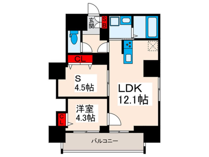 間取図 グランデュール富士