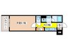 ルフレプレミアム上北沢 1Kの間取り
