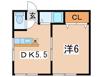 間取図 ハイツ風花