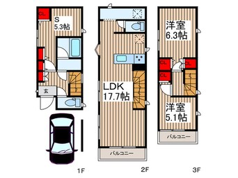 間取図 Kolet市川♯11