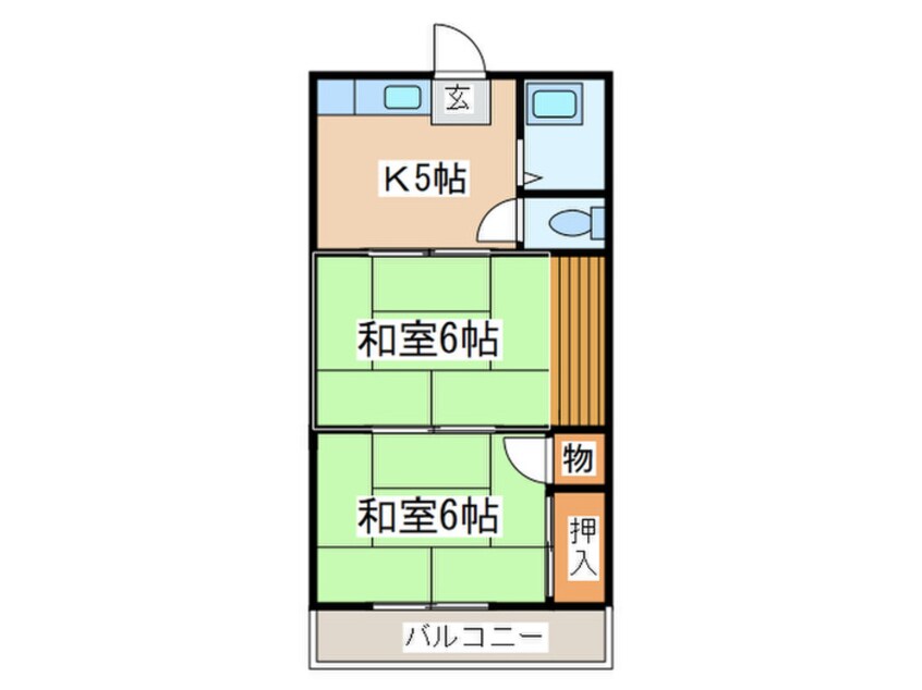 間取図 ファミネスＫＩＳＨＩ