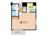 プロミエ秋葉原 1Kの間取り