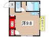 ココハイム 1Rの間取り