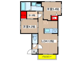間取図 ブライトレジデンス向ヶ丘遊園