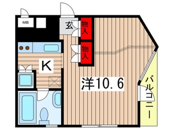 間取図 ＩＫ稲毛