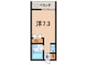 メゾンプルミエ 1Rの間取り