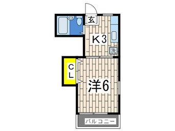 間取図 グリ－ンハイツ１１０
