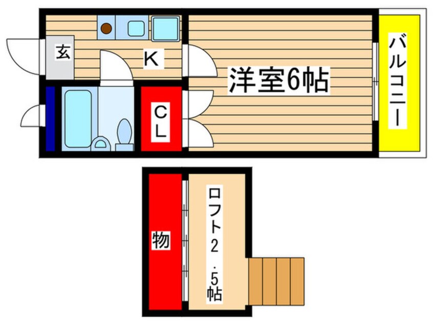 間取図 クレストル－ム