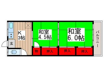 間取図 さいわい荘