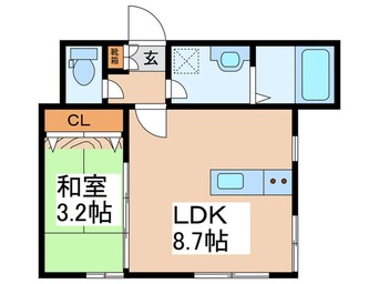 間取図 仮）アザーレ・ディオン