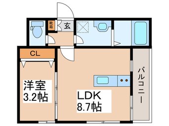 間取図 仮）アザーレ・ディオン