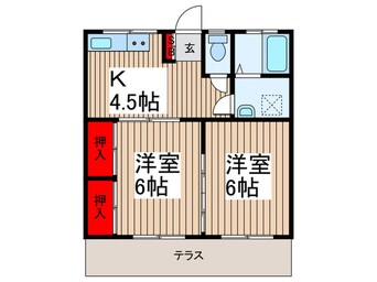 間取図 第二関根荘