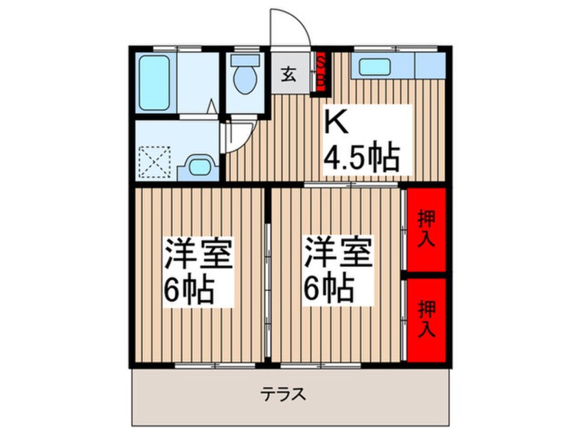 間取図 第二関根荘