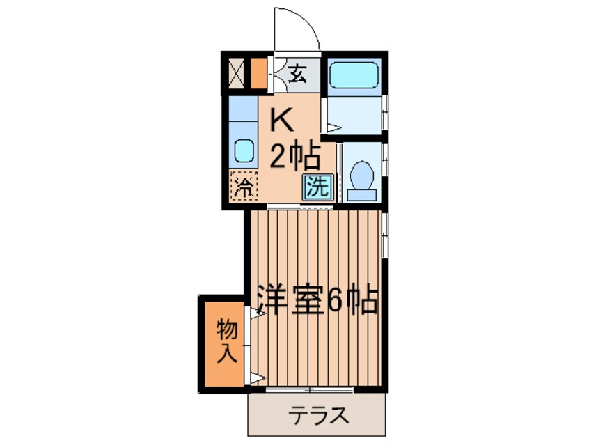 間取図 コ－ポラスＯＺＡＷＡ