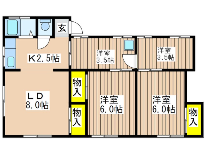 間取図 パストラル