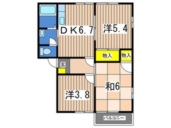 間取図 グレイス・テイＤ