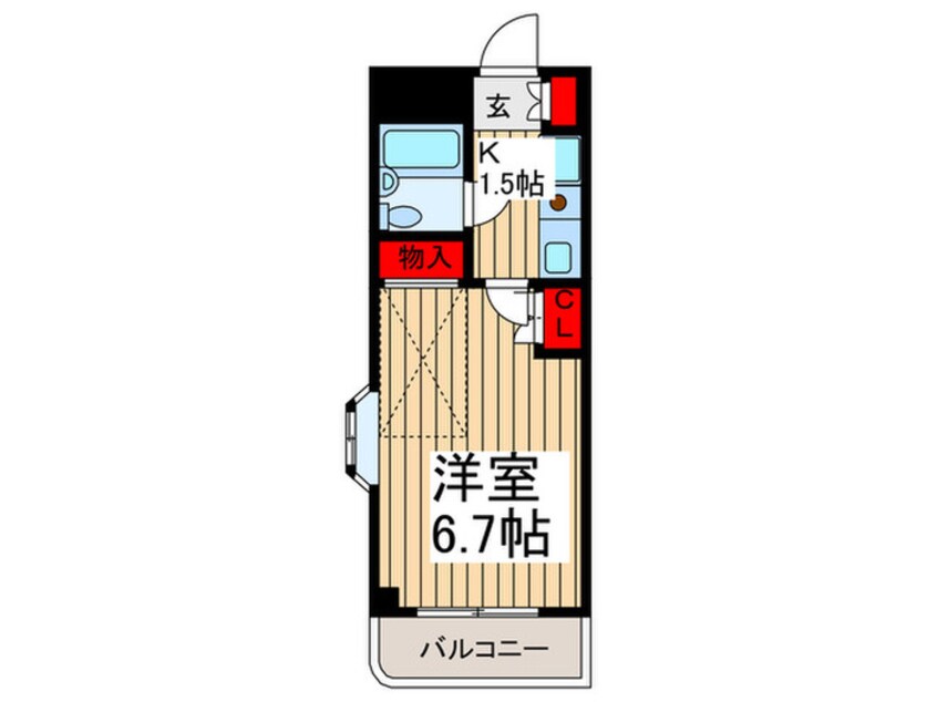 間取図 カ－サベルデ