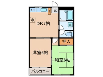 間取図 第２西町ハイツ