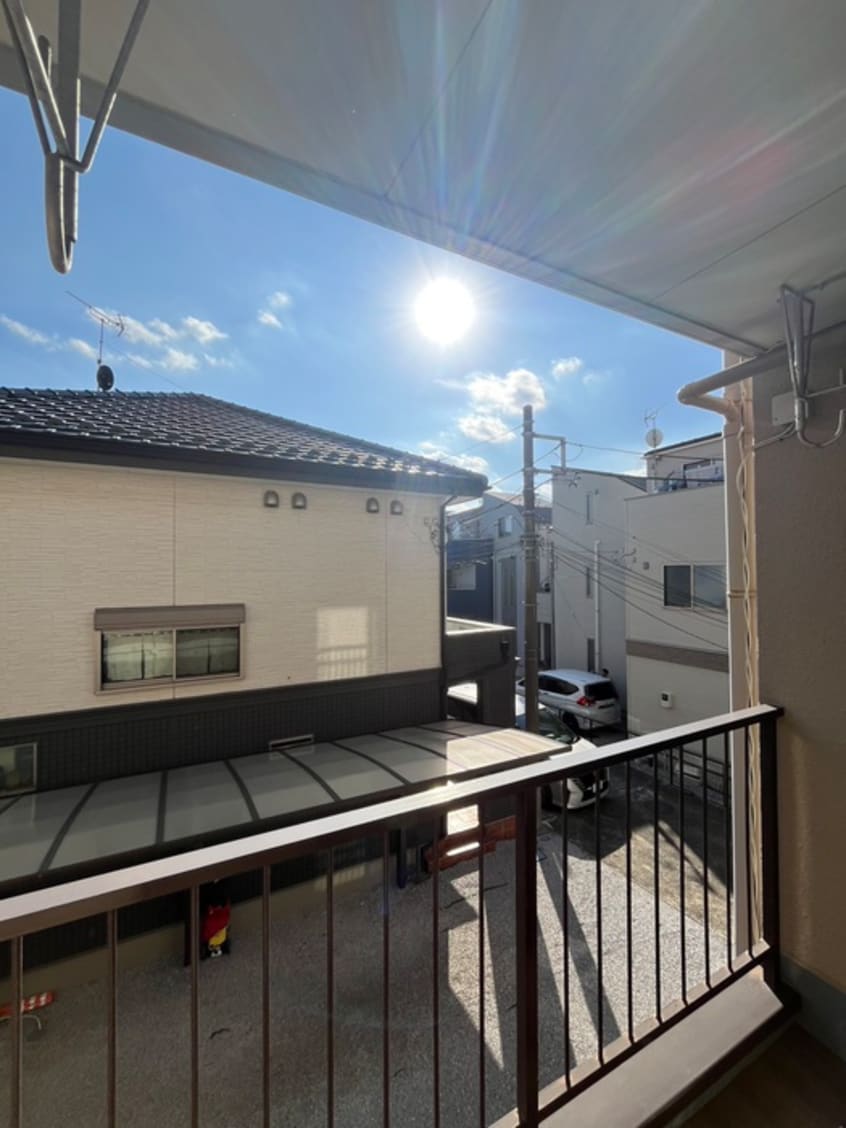 室内からの展望 第２西町ハイツ