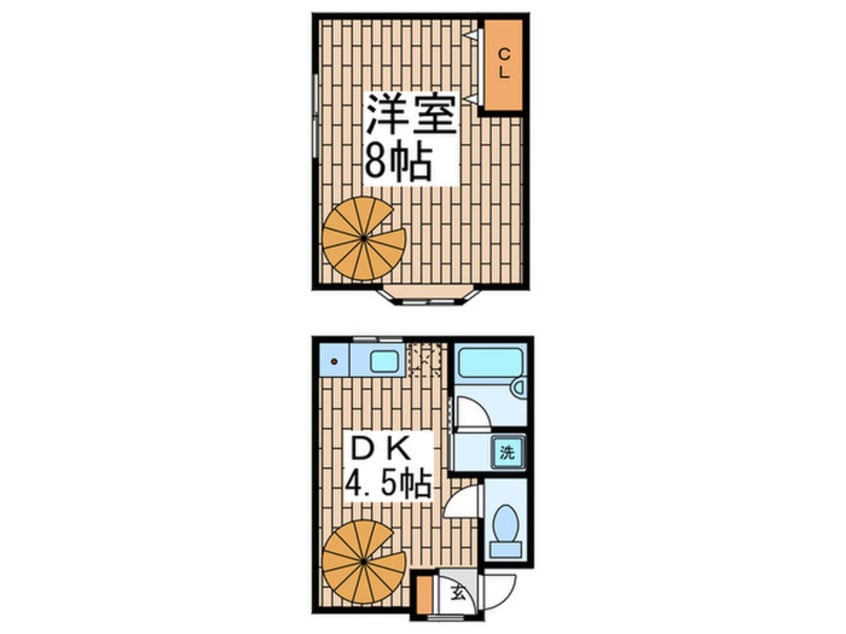 間取図 テラサ　アプリコ