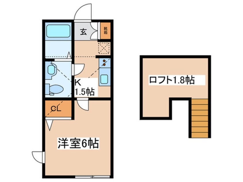 間取図 アザーレ・パッシオ海老名