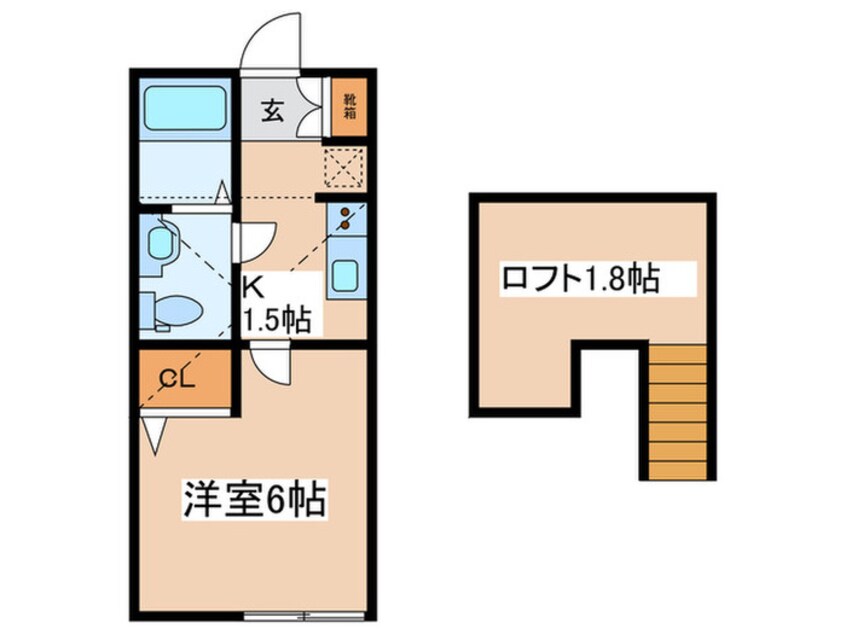 間取図 アザーレ・パッシオ海老名