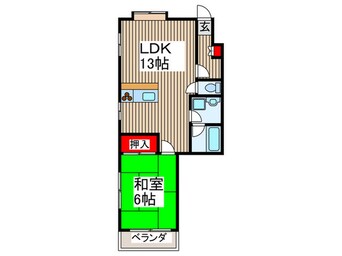 間取図 サニーハイツ北園