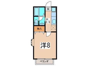 間取図 コ－ポ吉田