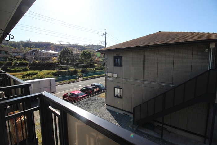 室内からの展望 コ－ポ吉田