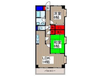間取図 サウスウッド