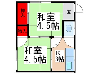 間取図 みどり荘