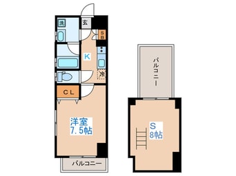 間取図 シェル中野弥生町