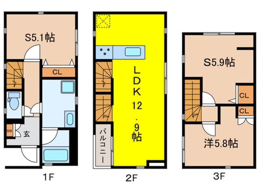 間取図 Kolet椎名町#02