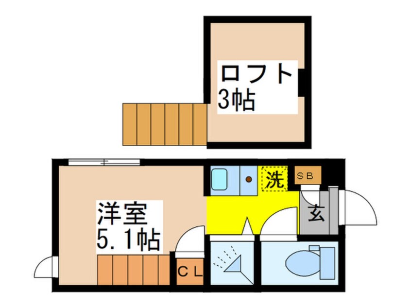 間取図 ハーモニーテラス西荻南