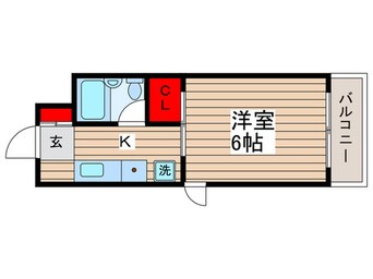 間取図 スカイコート柏（４０６）