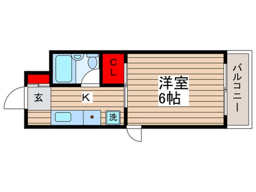 間取図 スカイコート柏（４０６）