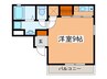 リシェス橋本Ａ棟 1Rの間取り