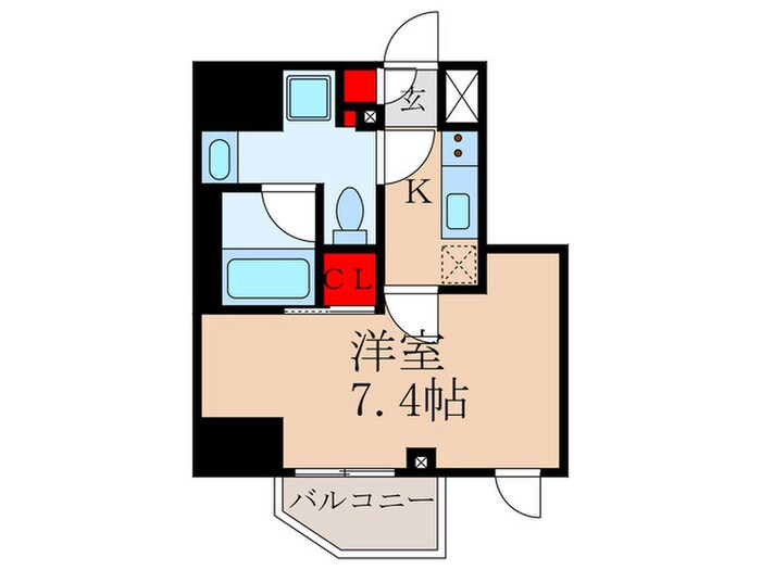 間取り図 ＯＲＳＵＳ　ＮＡＫＡＮＯ
